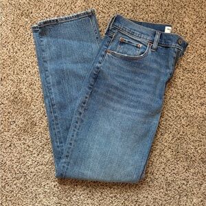 Abercrombie & Fitch High Rise Ankle Jeans - Blue